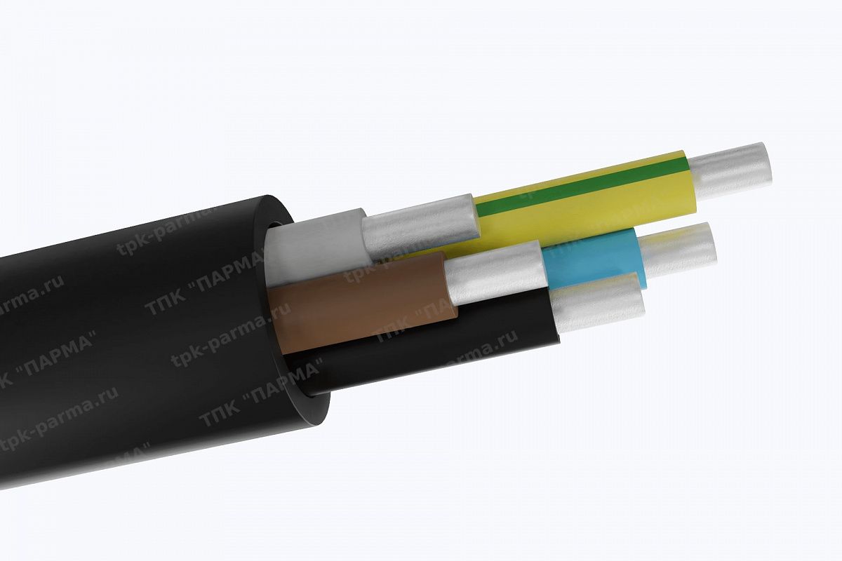 Фотография провода Кабель АВВГ 5х6 - 1кВ