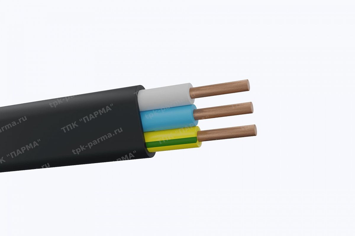Фотография провода Кабель ВВГ-Пнг(A)-LSLTx 2х2,5 - 1кВ