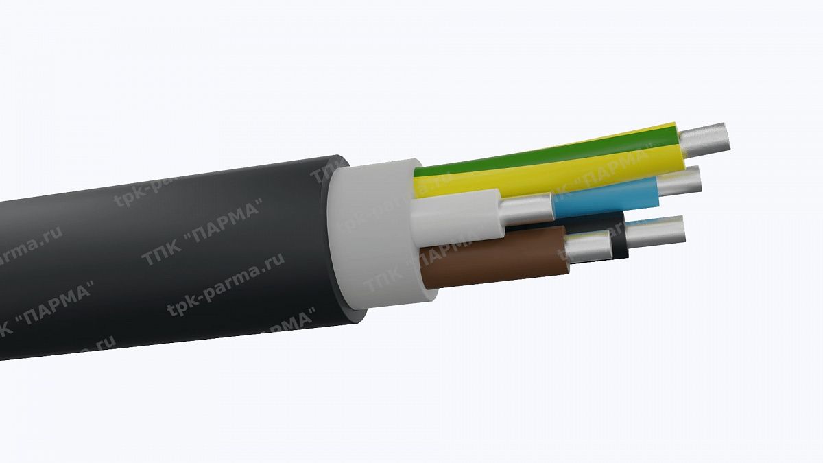 Фотография провода Кабель АВВГз 5х2,5 - 1кВ