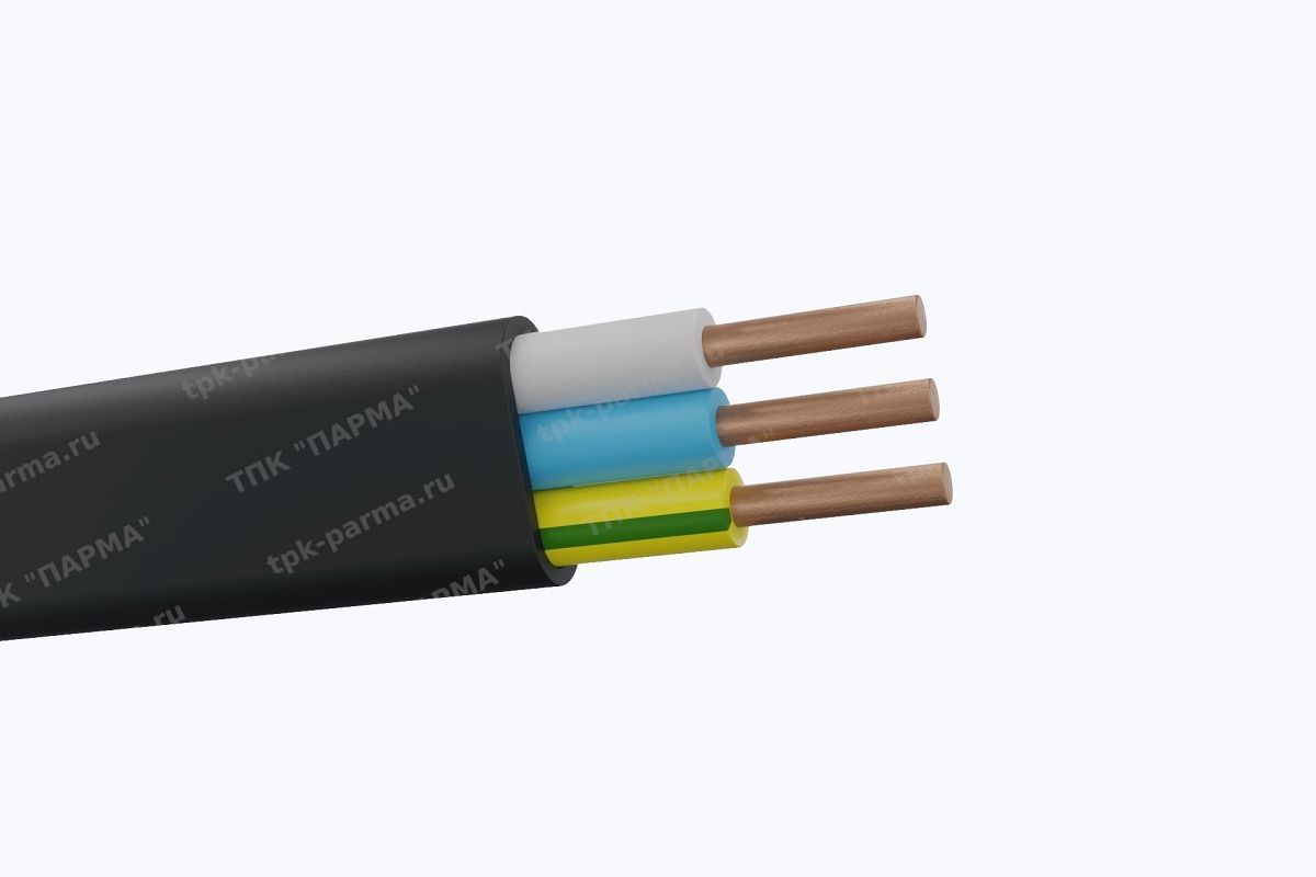 Фотография провода Кабель ВВГнг-П 2х6 - 1кВ