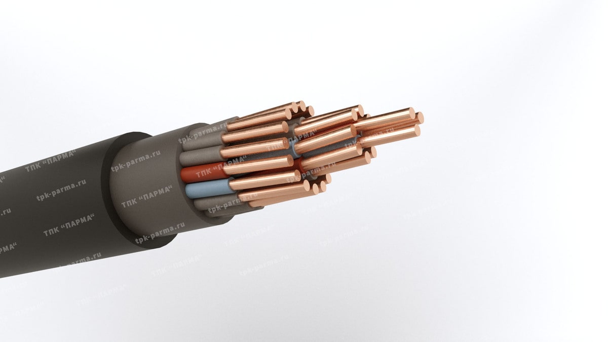 Фотография провода Кабель КВВГнг(A)-ХЛ 52х1,5