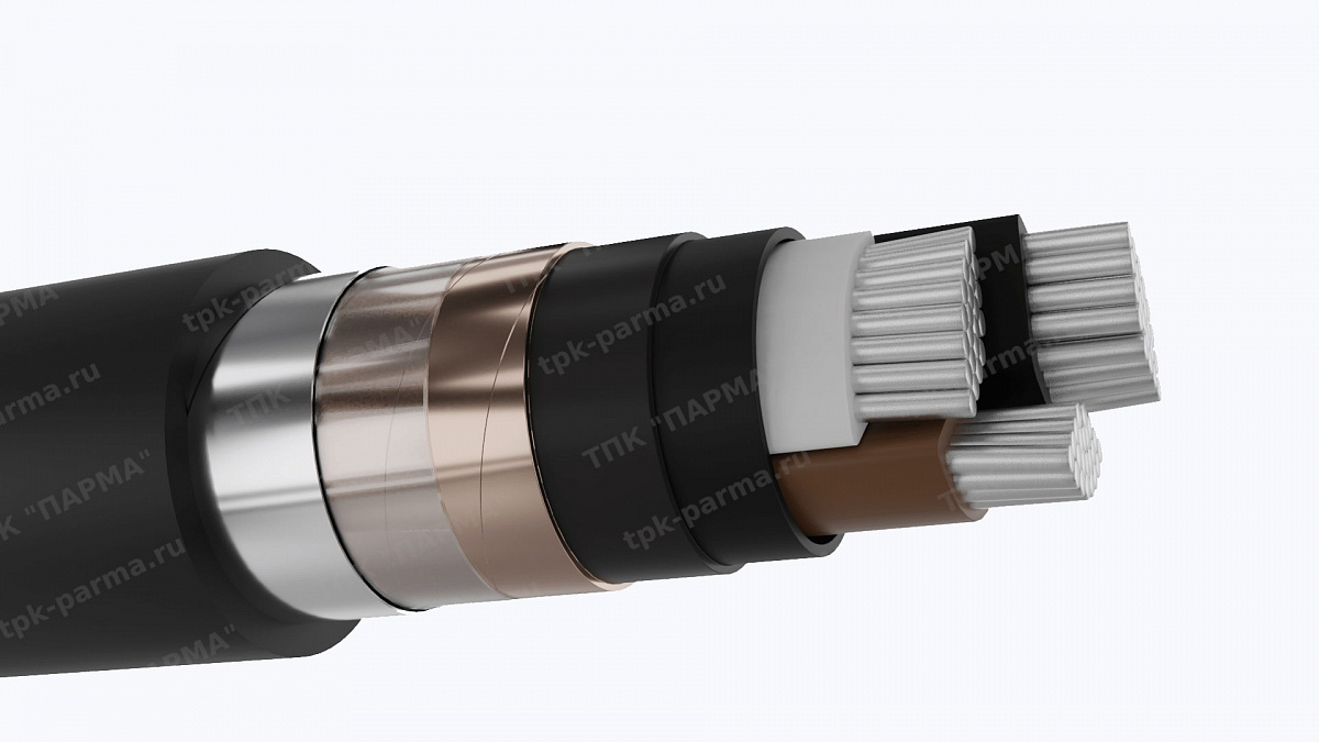 Фотография провода Кабель АВБбШв 3х95 - 6кВ