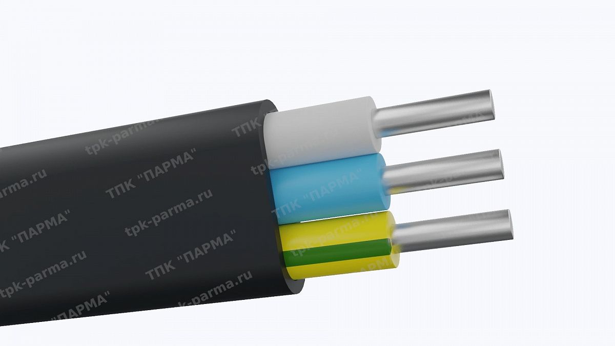 Фотография провода Кабель АВВГ-Пнг(A)-LS 3х2,5 - 1кВ