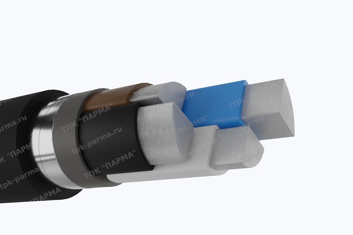 Фотография провода Кабель АПвБбШп 4х50 - 1кВ